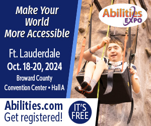 Horizontal Banner for the Abilities Expo in Ft. Lauderdale