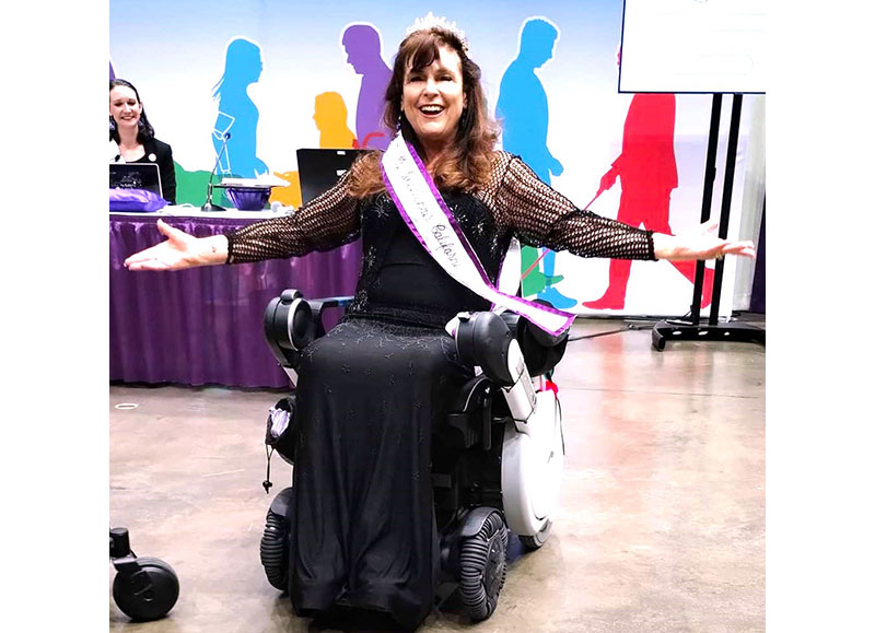 Julienne Dallara, winner of the Ms. Wheelchair California competition