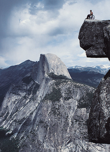 Half Dome by Wheelchair