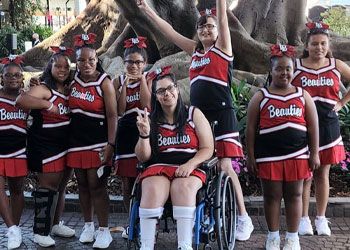 The Long Beach Beauties Cheer Performance