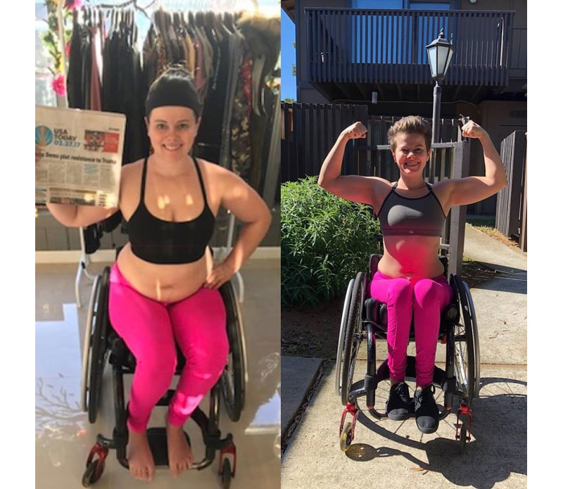 Maria Falls in Love with Fitness and Guides Others with Disabilities