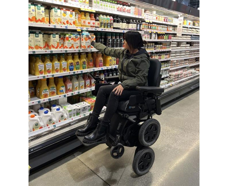 iBOT is used while grocery shopping