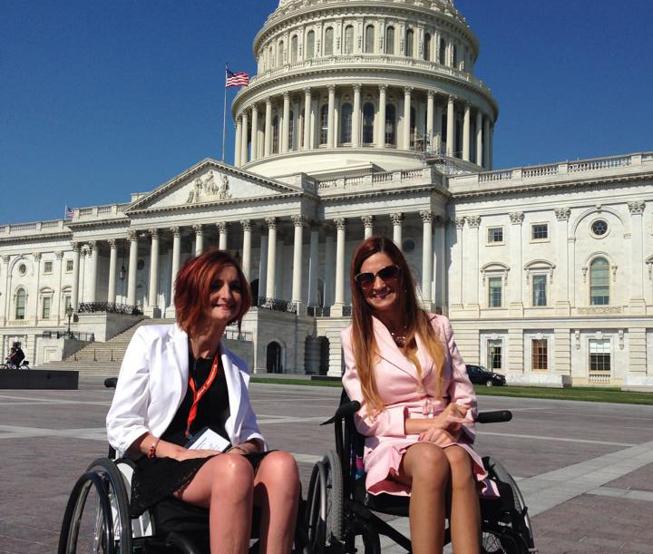 Natalie has advocated for disability rights on Capitol Hill.